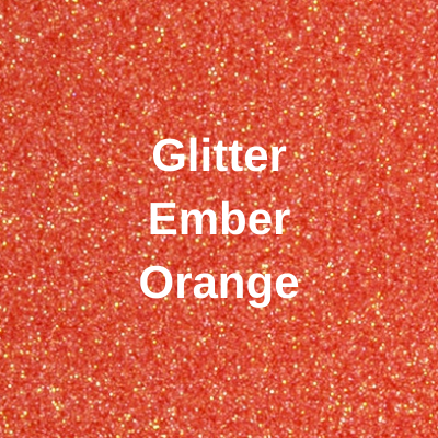 Siser® Orange Glitter Heat Transfer Vinyl (HTV)