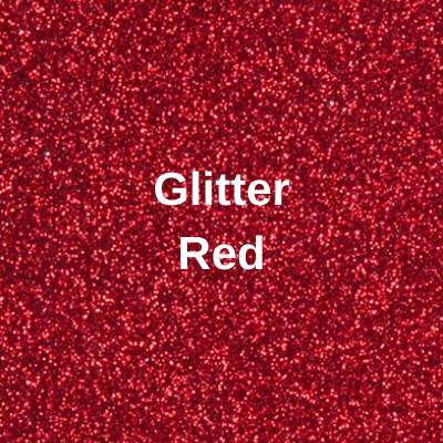 RED GLITTER HEAT TRANSFER VINYL Sheet 12x36 Red Nepal